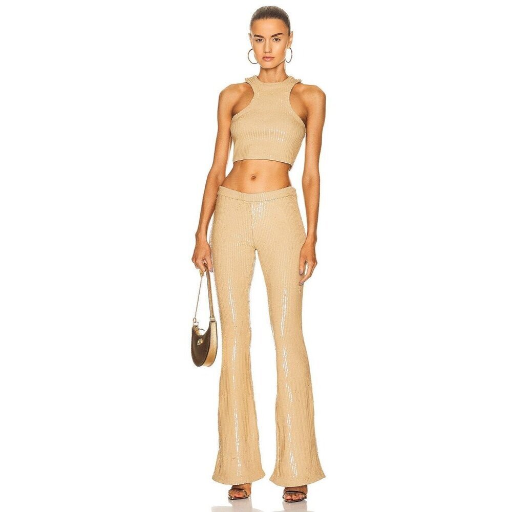 retrofete Audra Top Julien Pant Matching SET Nude Womens Size XL